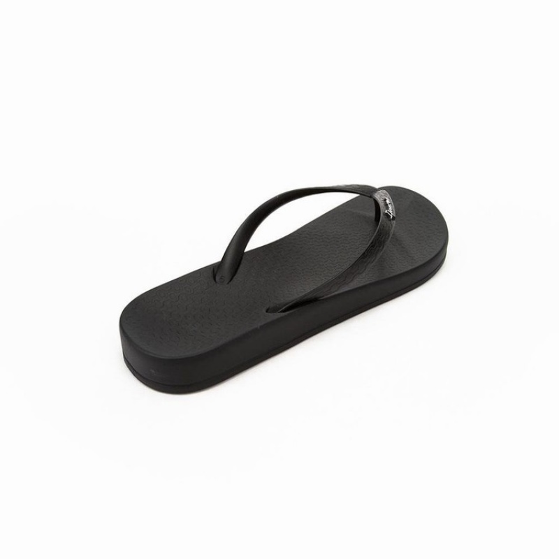 Black Women's Ipanema Anatomic Tan Flip Flops | GNRUKF-798