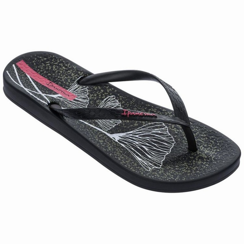 Black Women's Ipanema Anatomic Temas XI Flip Flops | ZXTFJS-967