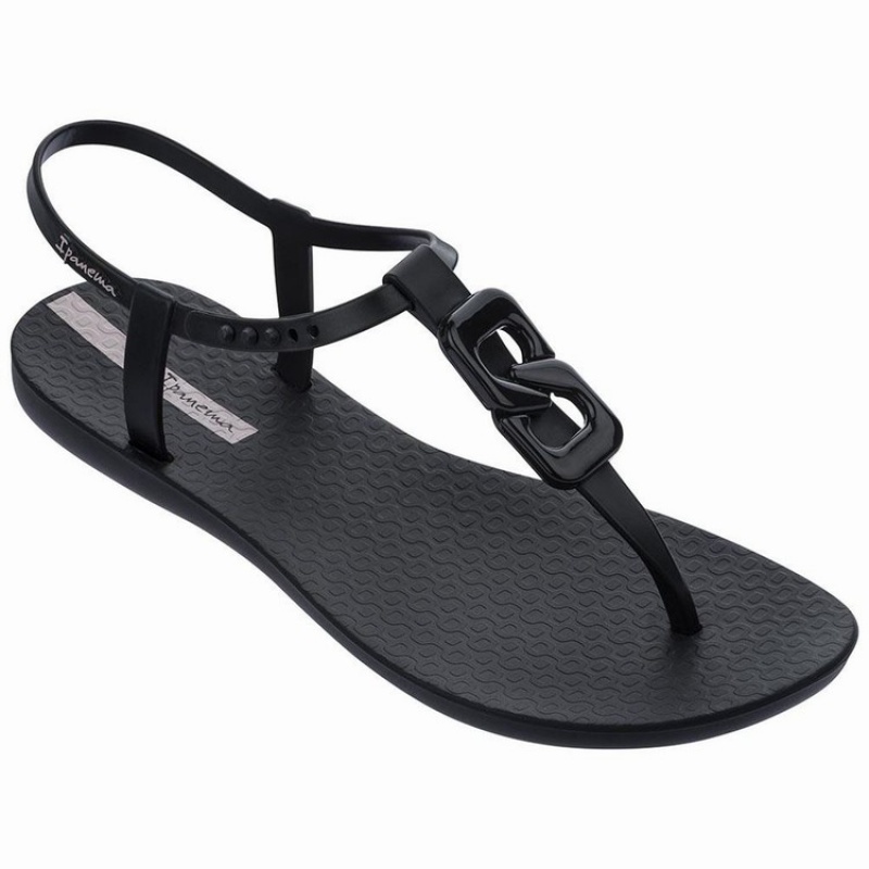 Black Women\'s Ipanema Class Chic Sandals | FRXJDY-613