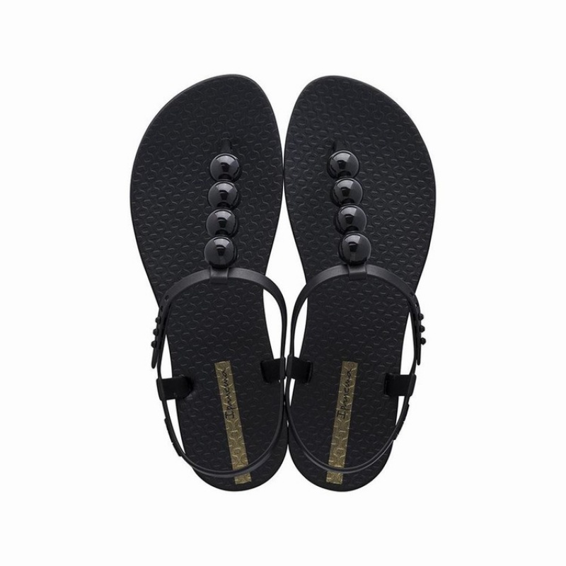 Black Women's Ipanema Class Glam II Sandals | ZMUKLV-867