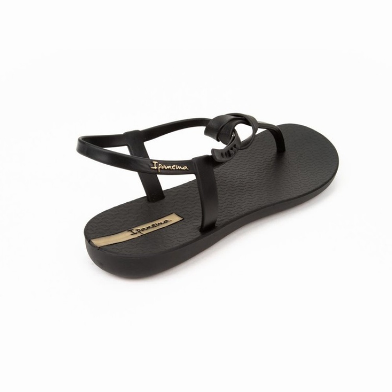 Black Women's Ipanema Ellie Sandals | VNCHUG-402