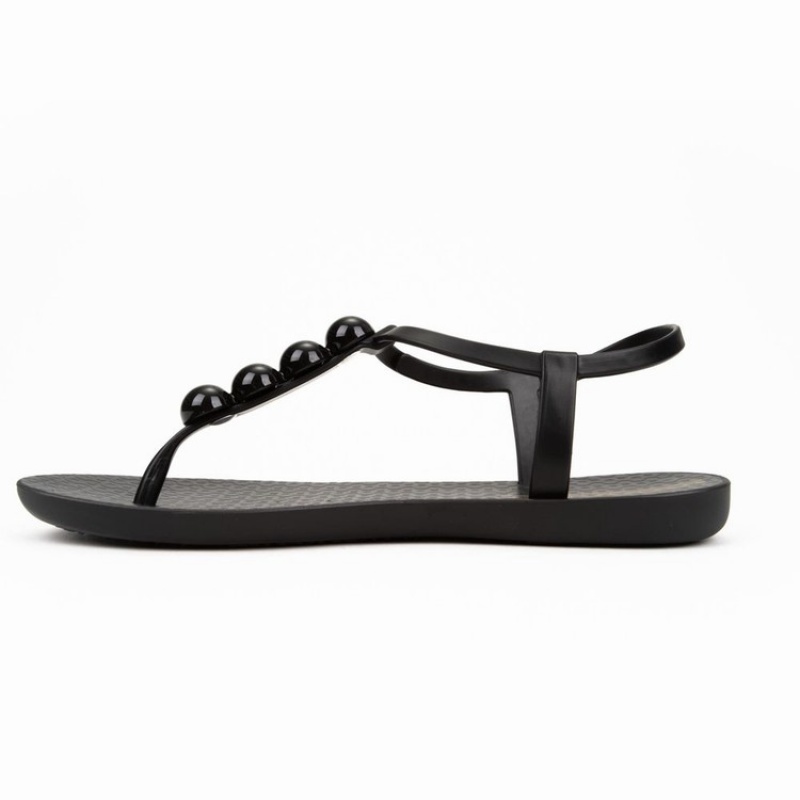 Black Women's Ipanema Pearl Sandals | ANWKXQ-146