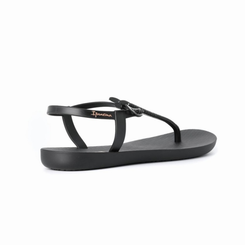 Black Women\'s Ipanema Ribba Sandals | XBEWIJ-634