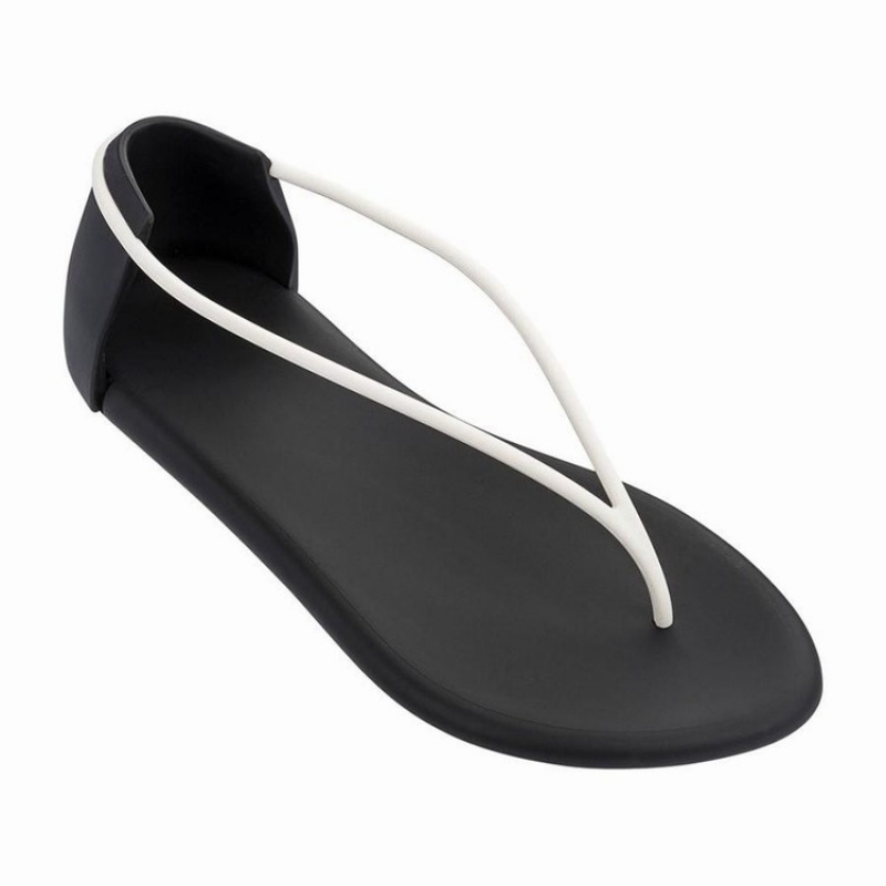 Black / White Women\'s Ipanema Philippe Starck Thing N II Sandals | LSDPTZ-415