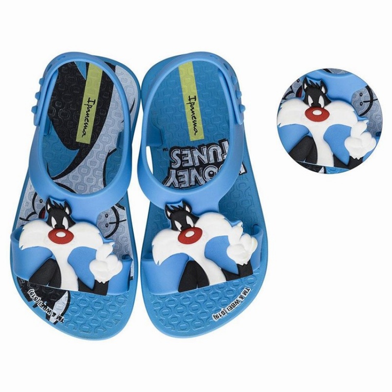 Blue Baby Ipanema Looney Tunes Sandals | OKYSTL-027