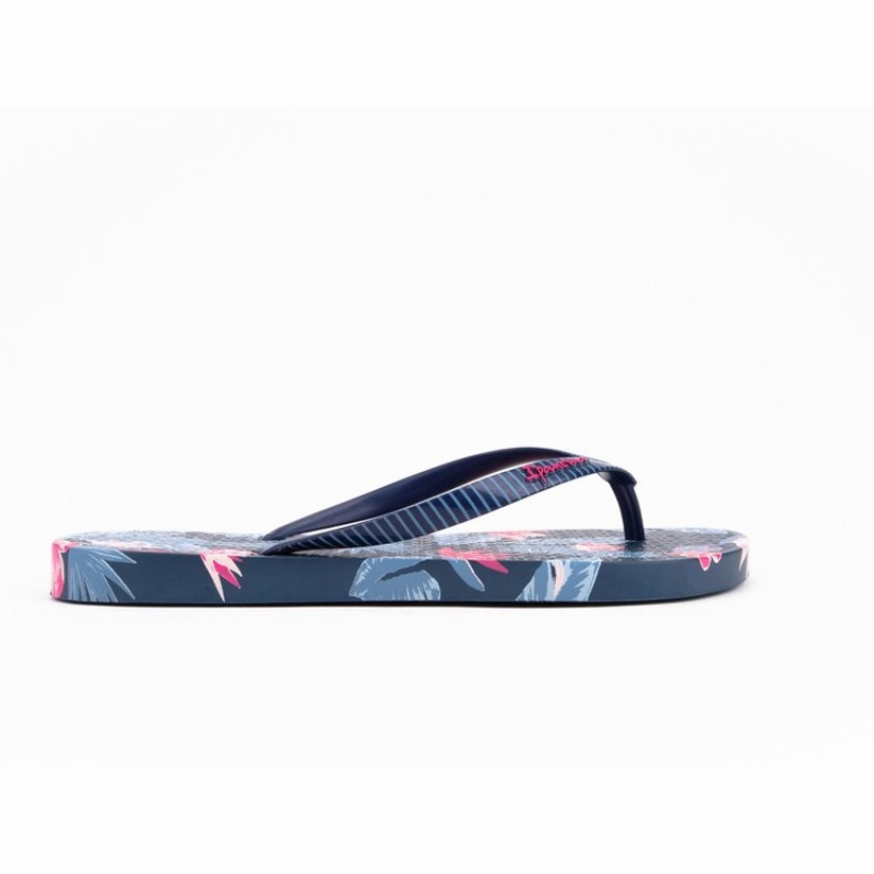 Blue Women's Ipanema Paradise Flip Flops | GTRJHO-904