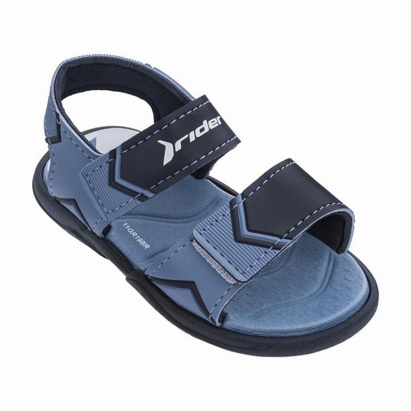 Blue / Black Baby Ipanema Comfort Sandals | LVBFGP-750