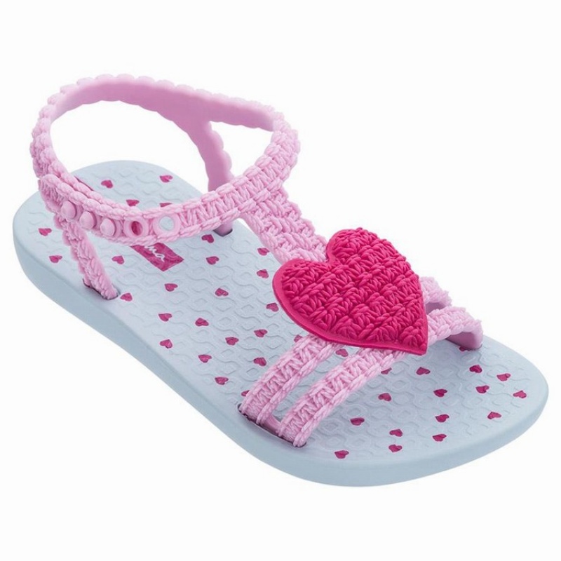 Blue / Pink Baby Ipanema My First Sandals | IQBHTG-148