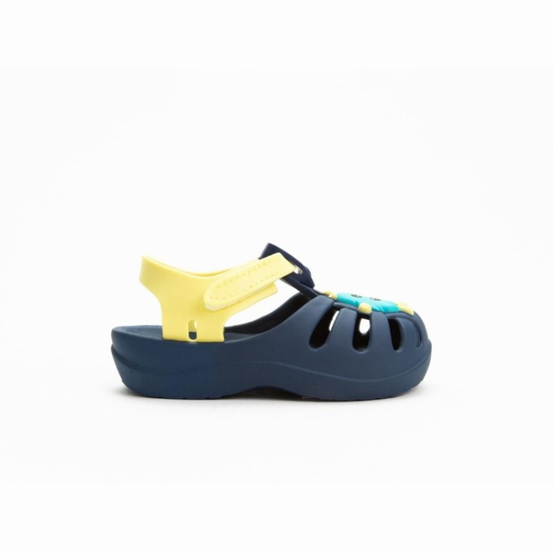 Blue / Yellow Baby Ipanema Summer VI Sandals | SNWMIL-751