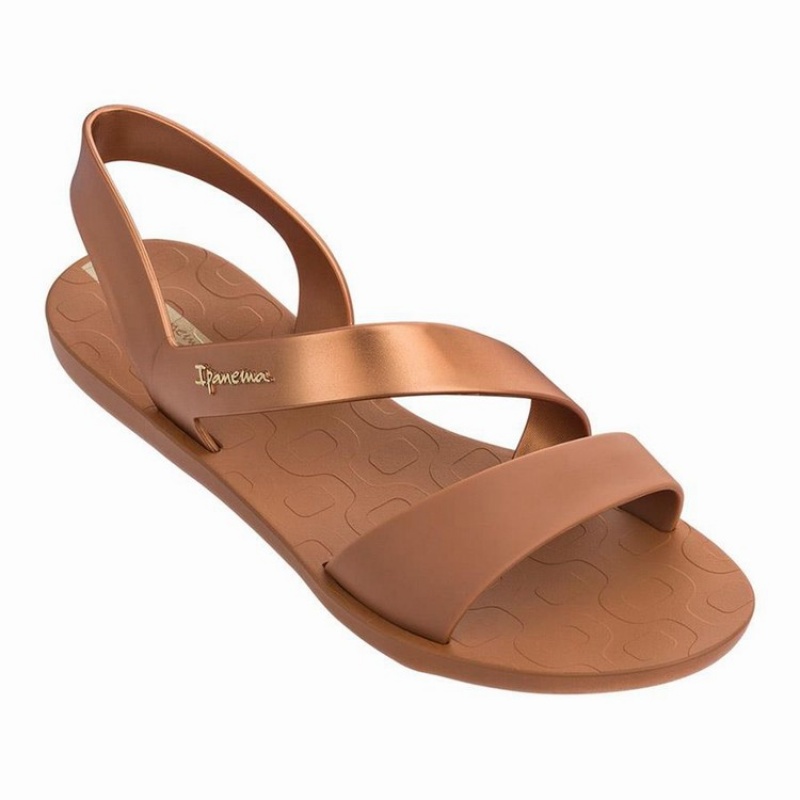 Brown Women's Ipanema Vibe Sandals | OVTGPL-124