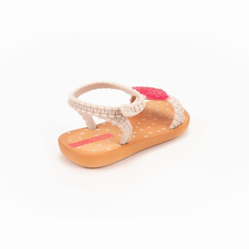 Brown / Pink Baby Ipanema My First Sandals | EJPOVG-064