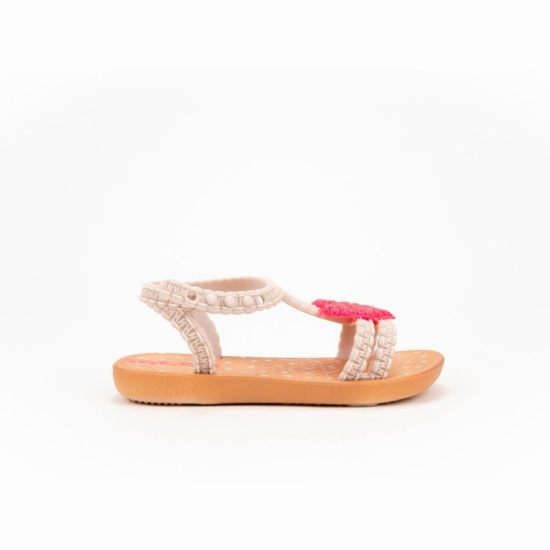 Brown / Pink Baby Ipanema My First Sandals | EJPOVG-064