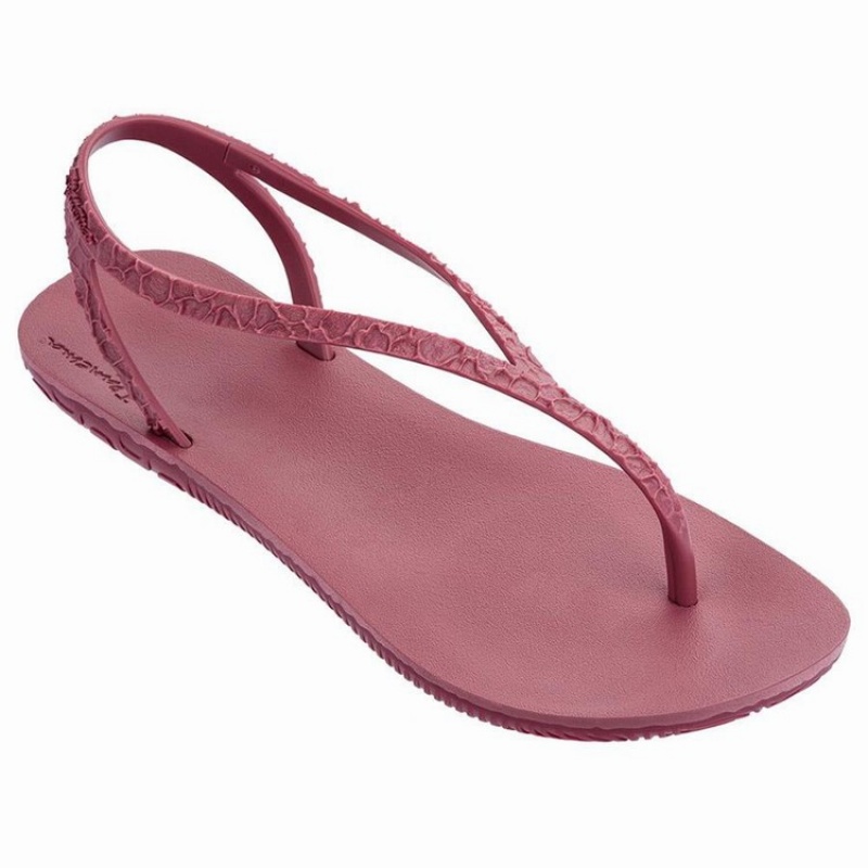 Burgundy Women's Ipanema Jo Sandals | NMTSCR-673