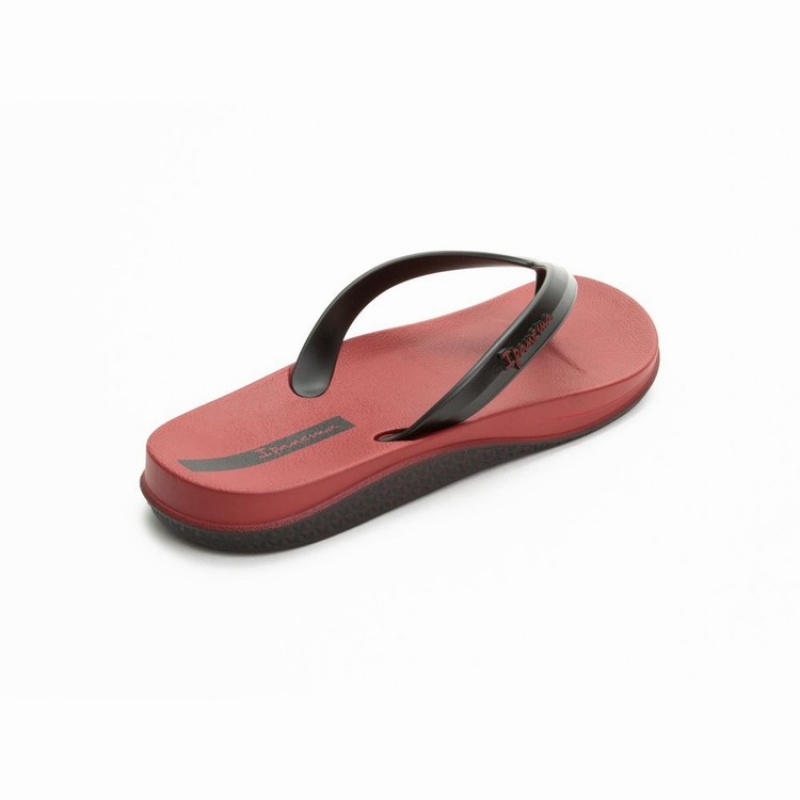 Burgundy / Black Men's Ipanema Ana Lapa Flip Flops | MQBYTH-295