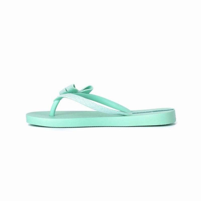 Green Kids' Ipanema Glitter IV Flip Flops | KCGUOS-257