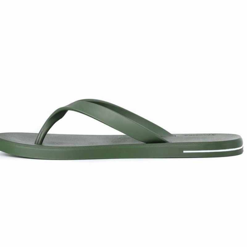 Green Men's Ipanema Posto 10 Flip Flops | ZLROIK-791