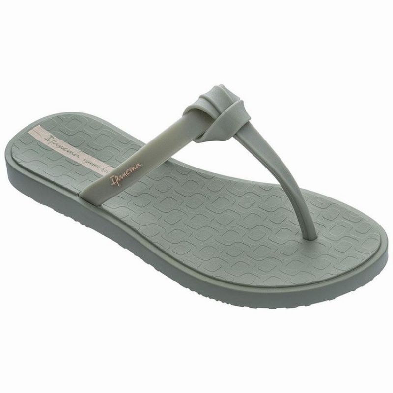 Green Women's Ipanema Nó Flip Flops | KCEAYF-891