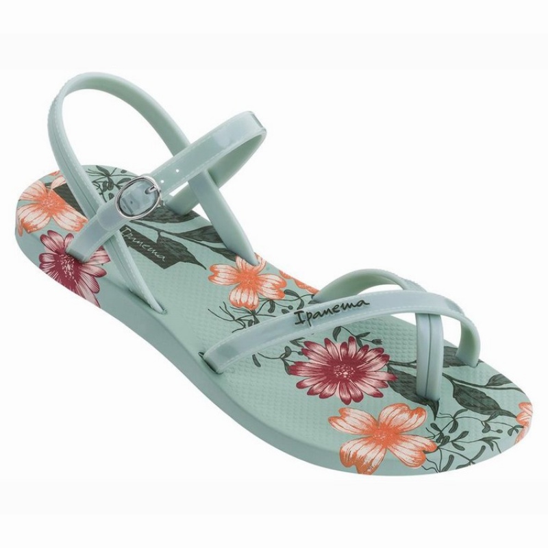 Green Women's Ipanema Suzi Print II Sandals | FIMLPY-521