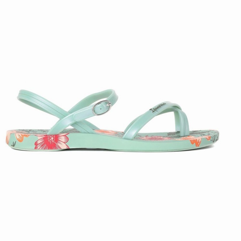 Green Women's Ipanema Suzi Print II Sandals | FIMLPY-521