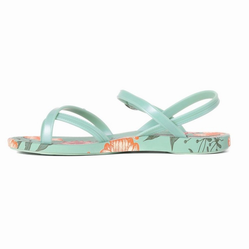 Green Women's Ipanema Suzi Print II Sandals | FIMLPY-521