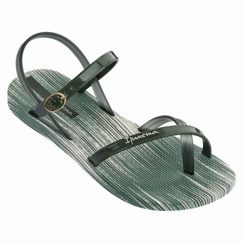 Green Women's Ipanema Suzi Print Sandals | KHGUMP-683