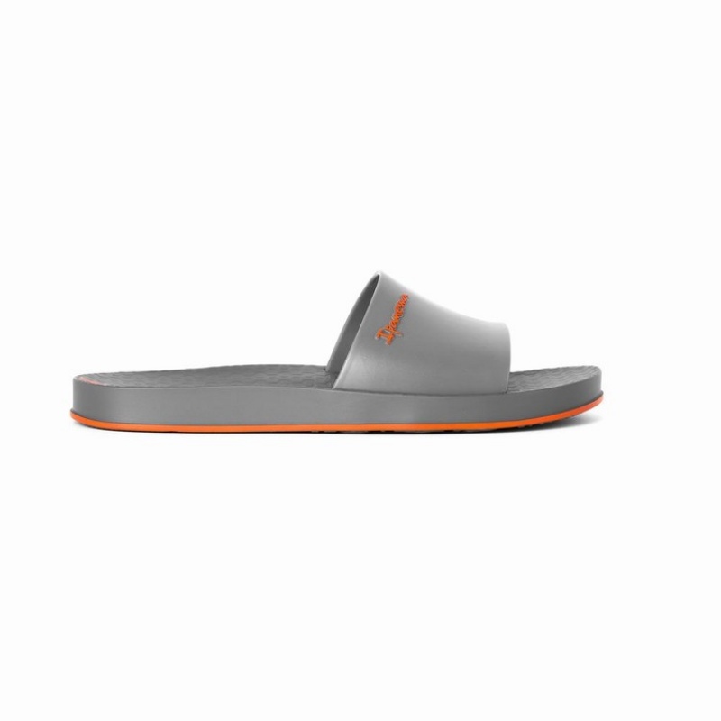 Grey Men's Ipanema Glide Slides | FJIOCK-387