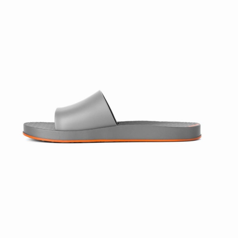 Grey Men's Ipanema Glide Slides | FJIOCK-387