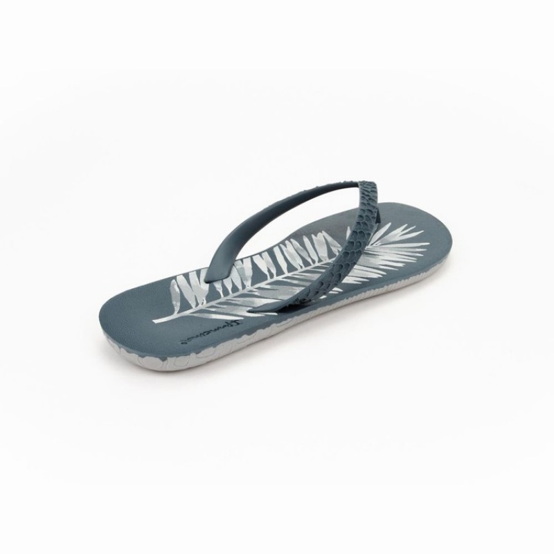 Grey Men's Ipanema RJ Flip Flops | LPKUOE-086