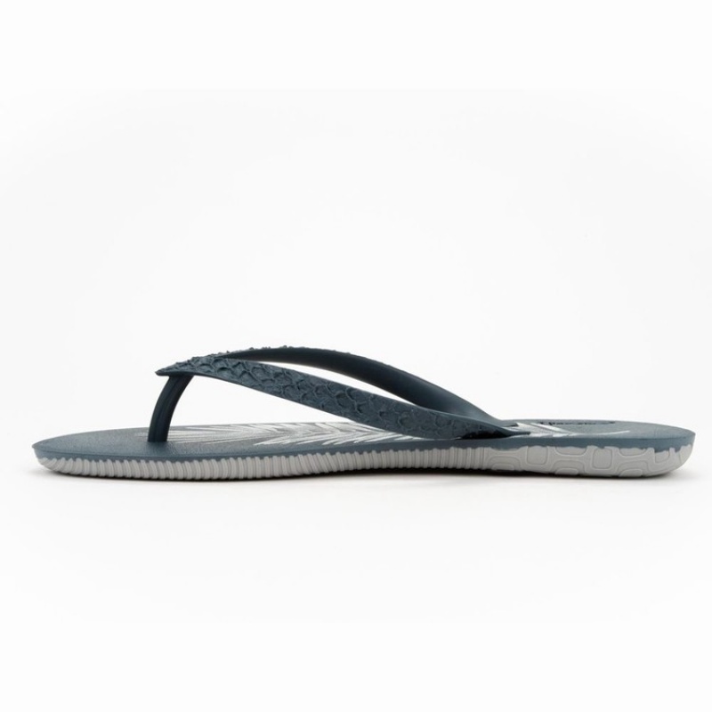 Grey Men's Ipanema RJ Flip Flops | LPKUOE-086