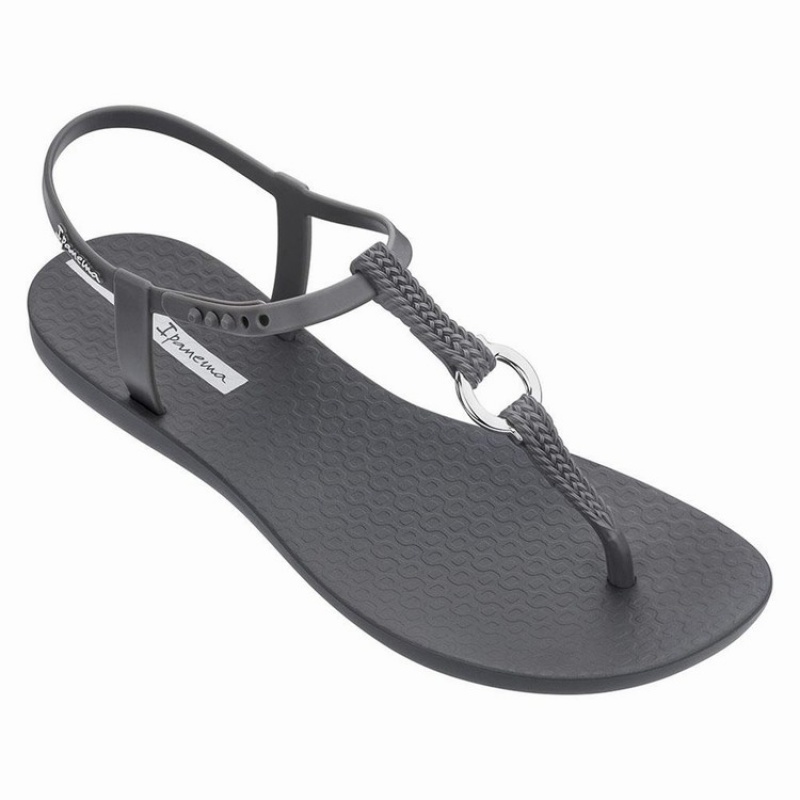 Grey Women\'s Ipanema Charm VII Aro Sandals | KUFTQX-876