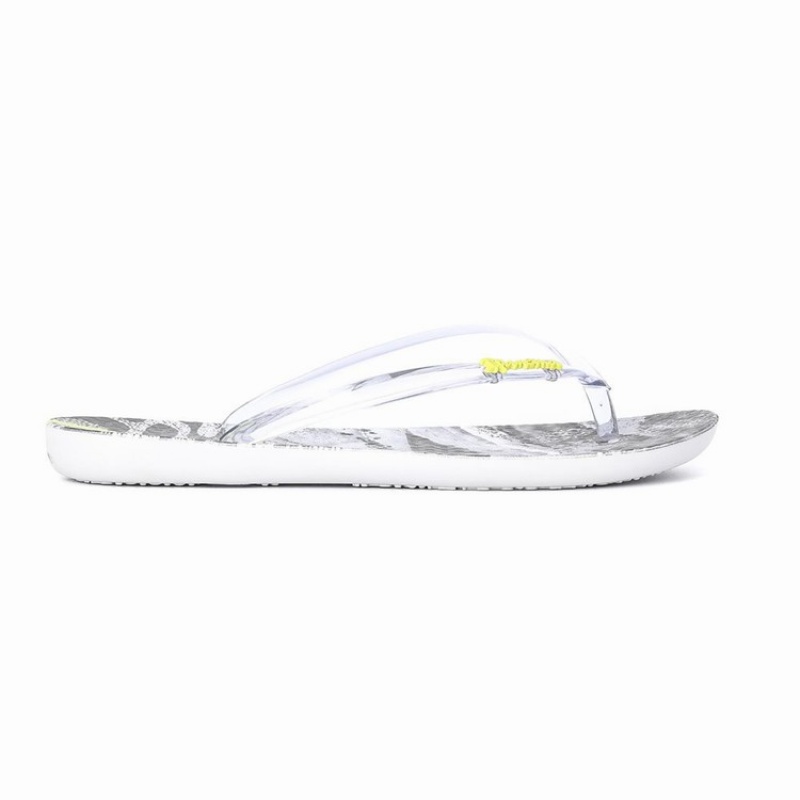 Grey Women's Ipanema Wave Natural Flip Flops | DCLBAG-294