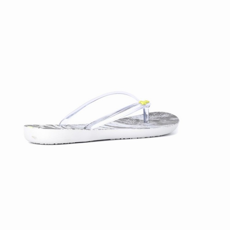 Grey Women\'s Ipanema Wave Natural Flip Flops | DCLBAG-294