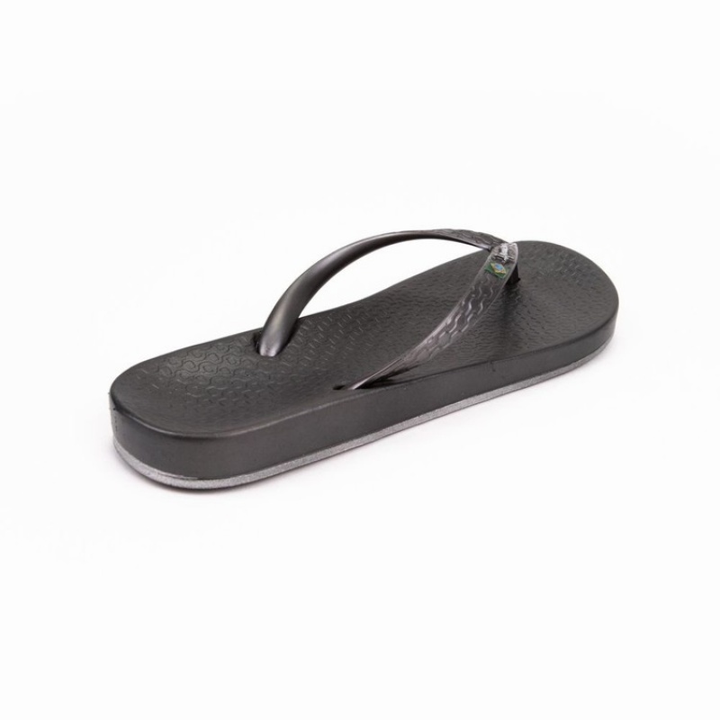 Grey / Silver Women's Ipanema Brilliant Flip Flops | BHYELZ-815