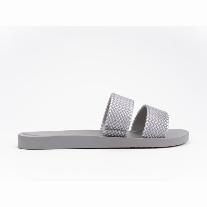 Grey / Silver Women's Ipanema City Sandals | AOBFUL-815