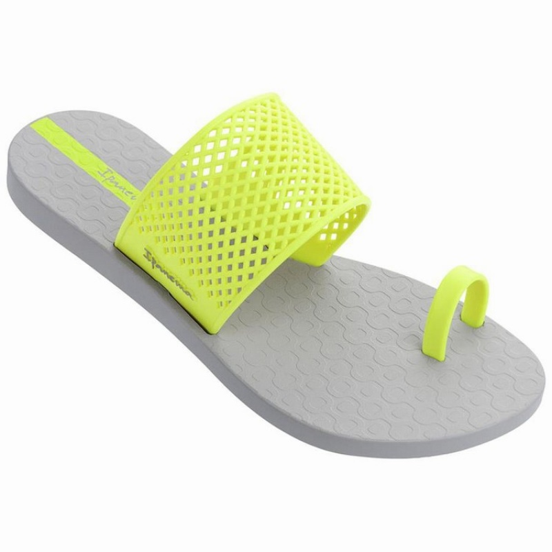 Grey / Yellow Women's Ipanema Gadot Sandals | EZTNVR-327