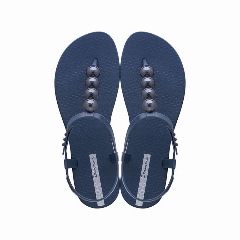 Navy Women\'s Ipanema Class Glam II Sandals | CBGWOK-736