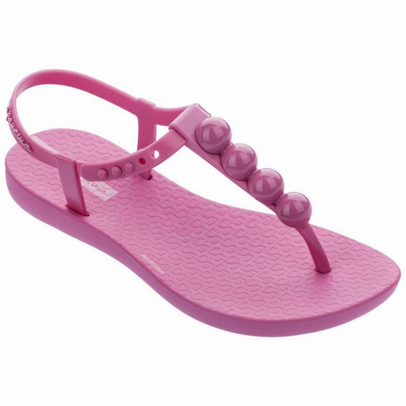 Pink Kids' Ipanema Class Glam Sandals | AXIYCF-523