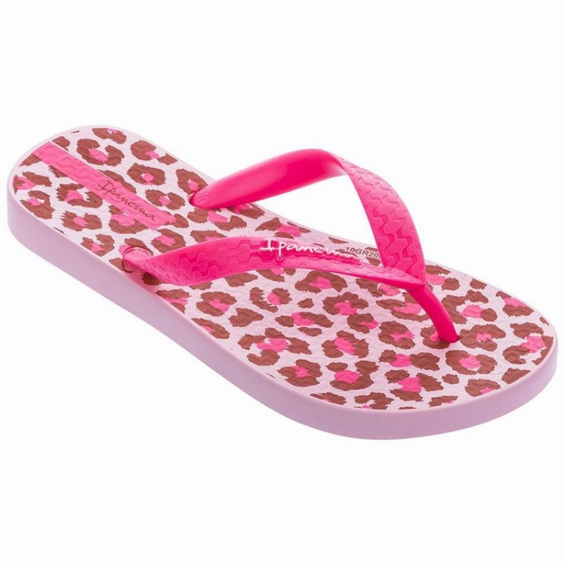 Pink Kids\' Ipanema Classic IX Flip Flops | DBQJRF-348