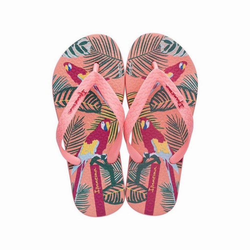 Pink Kids\' Ipanema Classic VIII Flip Flops | COARKD-716