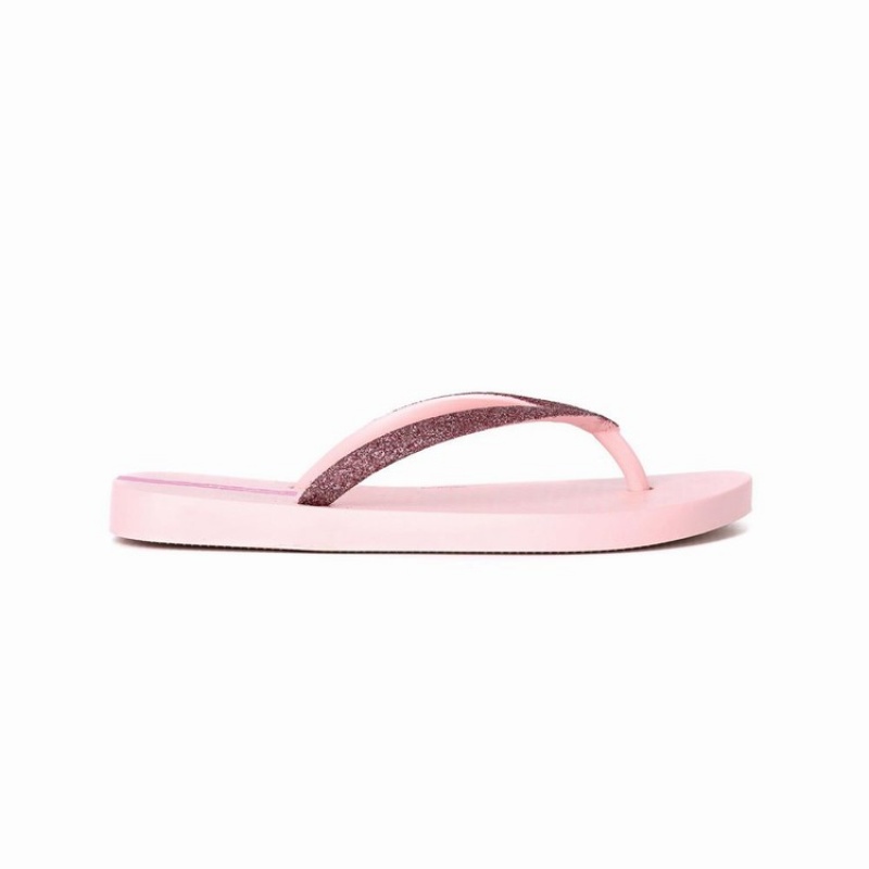 Pink Kids' Ipanema Glitter IV Flip Flops | DXERZL-964