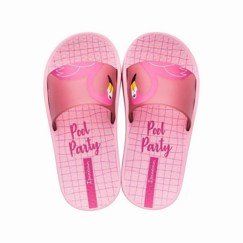 Pink Kids' Ipanema Slippy Sandals | VYPAXE-739