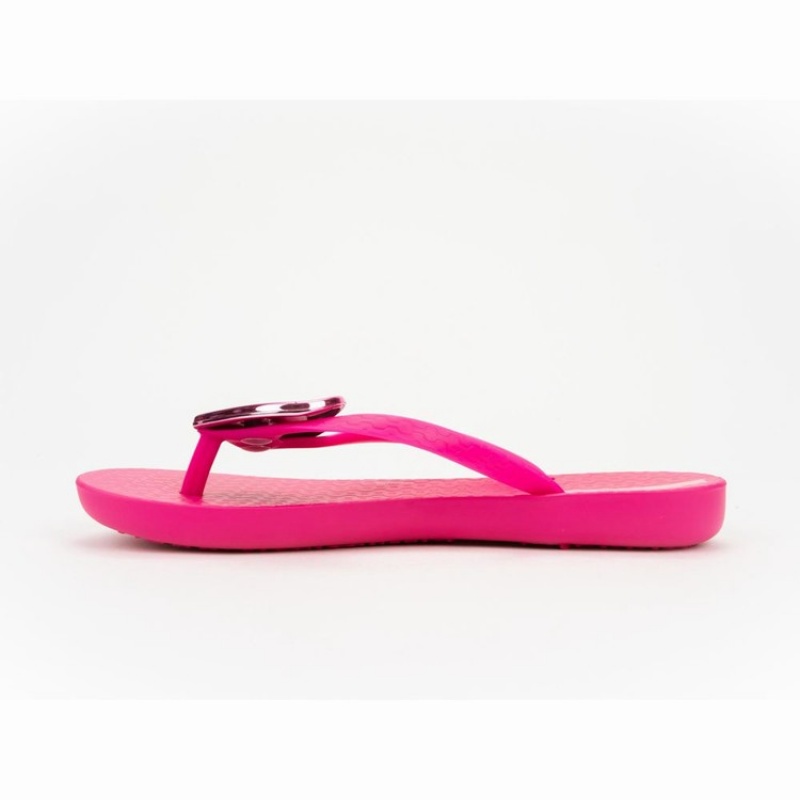 Pink Kids' Ipanema Wave Heart Flip Flops | DNHSRE-250