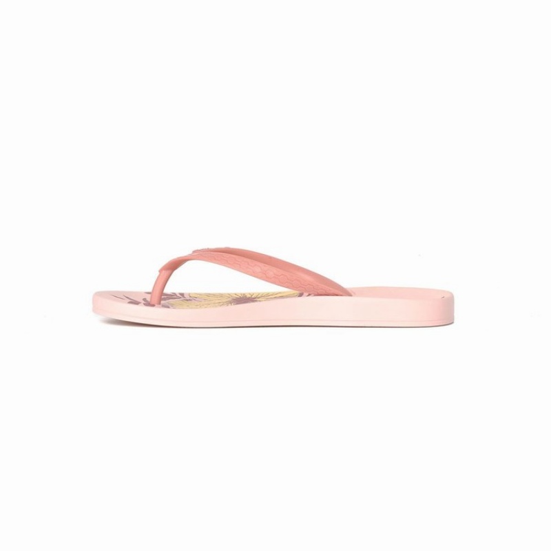 Pink Women's Ipanema Ana Hibiscus Flip Flops | KDBCSV-792