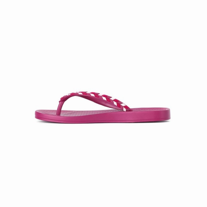 Pink Women's Ipanema Ana Lovely X Flip Flops | XTRFVO-967