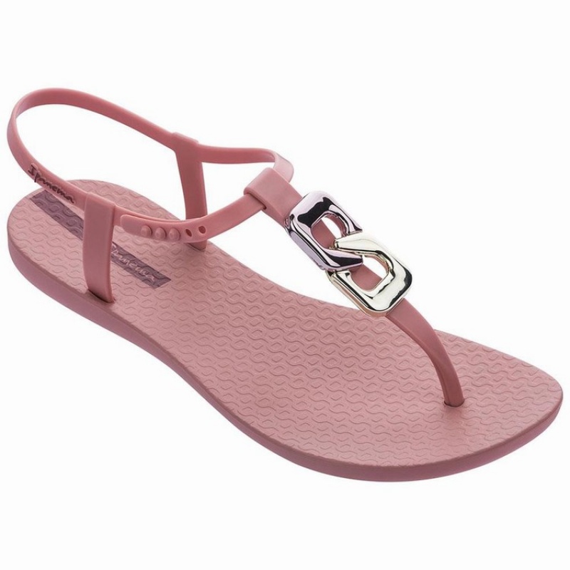 Pink Women\'s Ipanema Class Chic Sandals | ZBCIFV-492