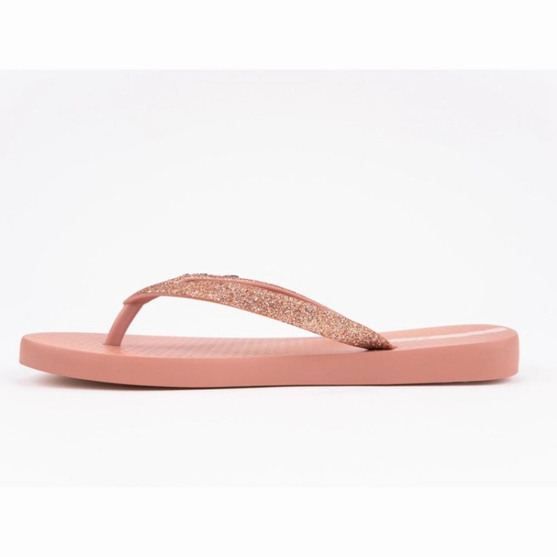 Pink Women's Ipanema Glitter II Flip Flops | FLVYIH-072