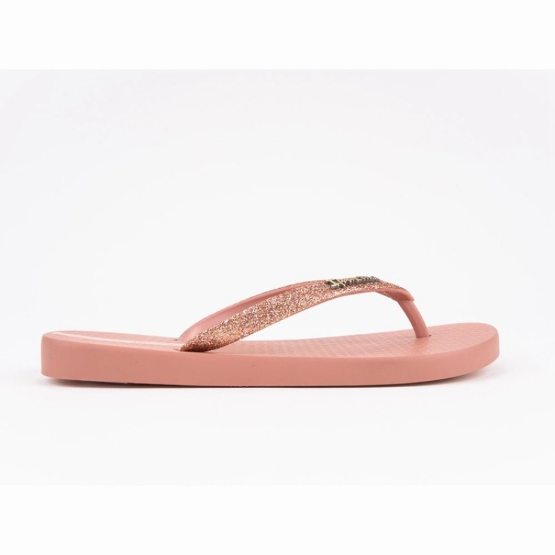 Pink Women's Ipanema Glitter II Flip Flops | FLVYIH-072