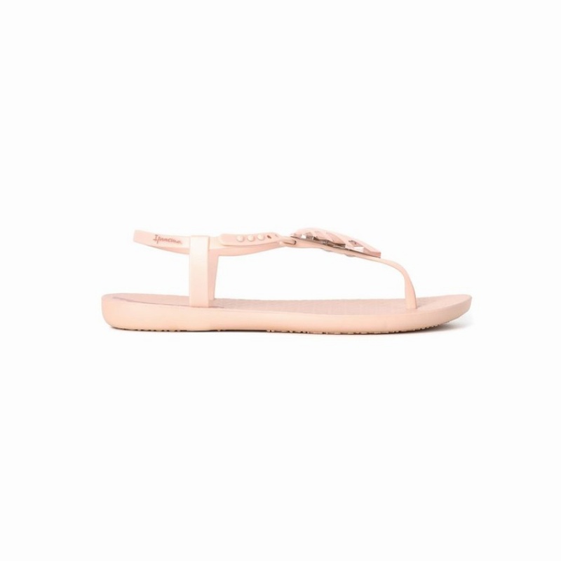 Pink Women's Ipanema Leaf Sandals | GZMYEA-265