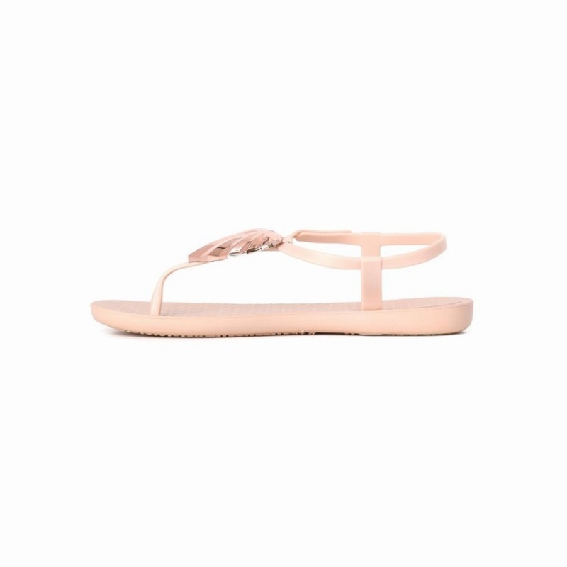 Pink Women's Ipanema Leaf Sandals | GZMYEA-265