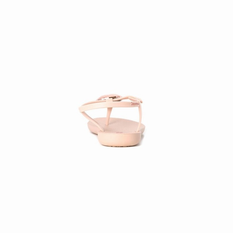 Pink Women's Ipanema Leaf Sandals | GZMYEA-265